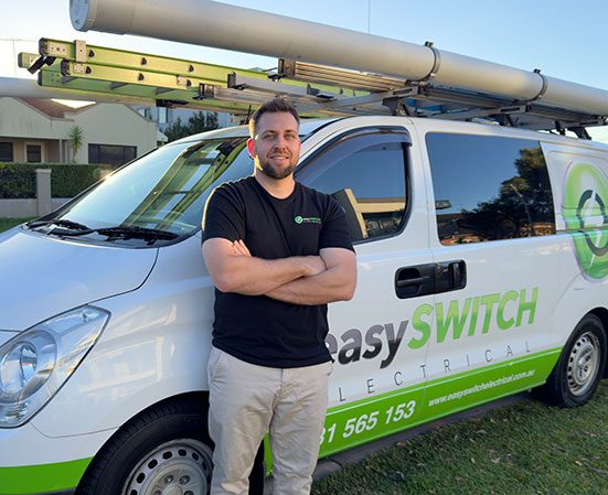 Rick from Easy Switch Electrical ready to perform electrical services in Sydney